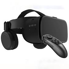 VR-glasögon med Fjärrkontroll för 3D-upplevelser